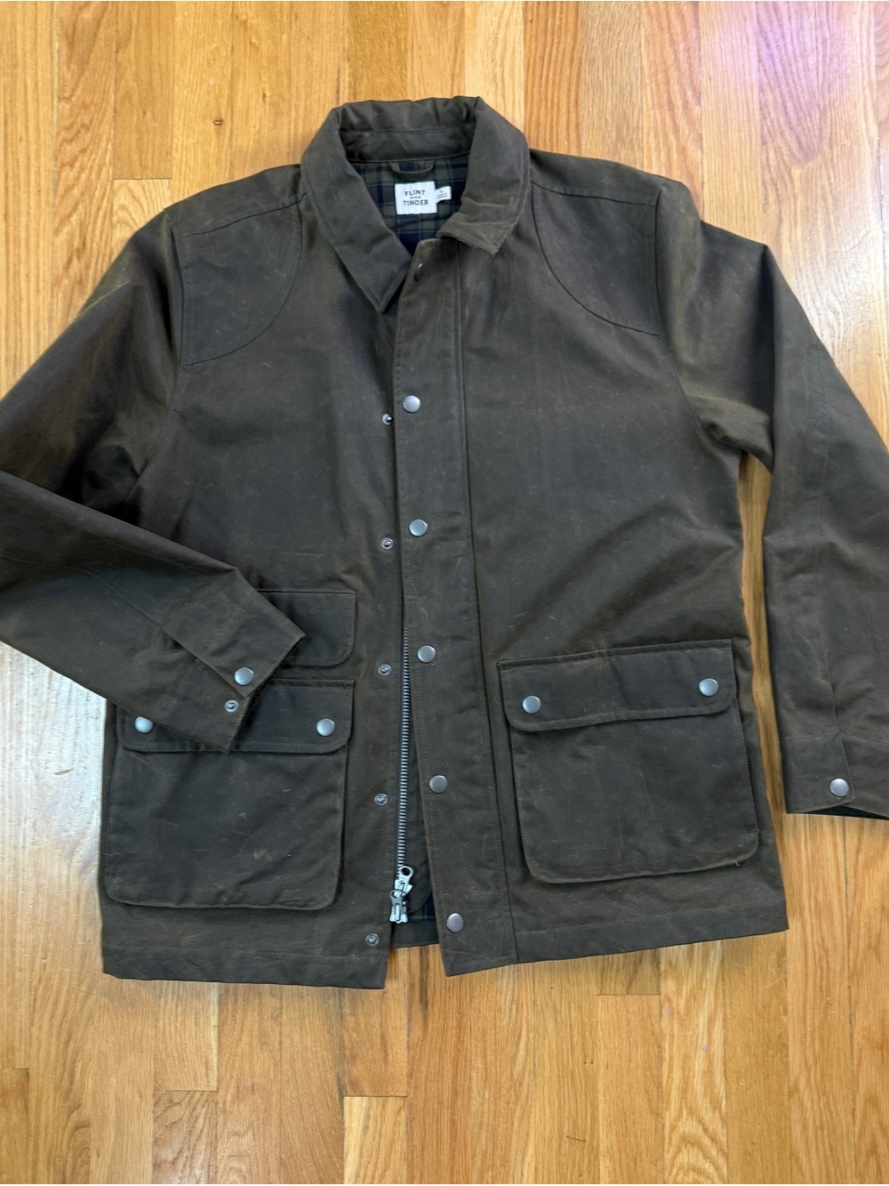 Flint & Tinder - Brown Waxed Hudson Jacket - Men's
